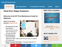 Tablet Screenshot of poolserviceall.com